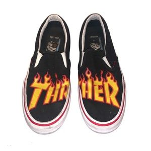 VANS X THRASHER SLIP-ON PRO SHOES